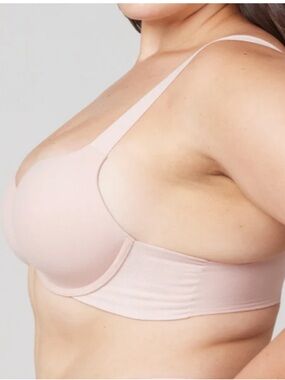 SPANX Smooth 36A Bra Bra‑llelujah! Lightly Lined Front Closure Vintage Rose NWT